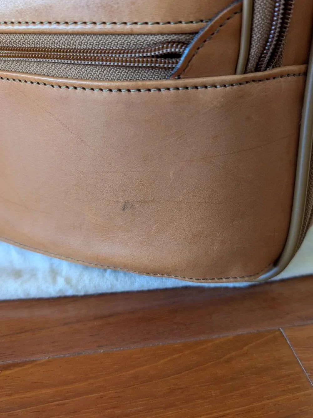 Hartmann Belting Leather Briefcase or Computer Case, Dual Compartment